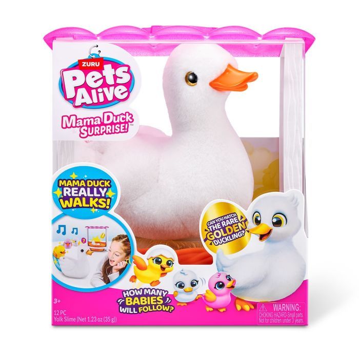 Интерактивная игрушка Pets & Robo Alive Pets Alive S1 – Мама уточка с сюрпризом (9548)