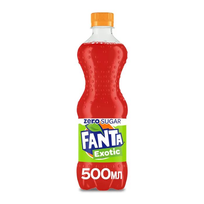 Напій Fanta Zero Sugar Exotic Безалкогольний сильногазований соковмісний 500 мл (5449000094131)