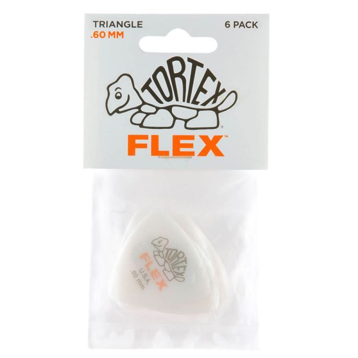 Медіатор Jim Dunlop Tortex Flex Triangle Pick .60mm 6 шт. (456P.60) зображення 2