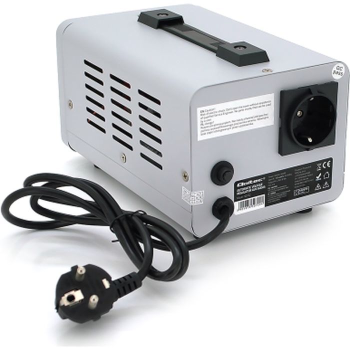 Стабілізатор Qoltec AVR-500VA, 400W (QLT-AVR-500VA) зображення 2