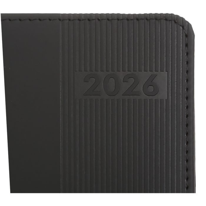 Еженедельник Buromax датированный 2026 BARONE, А5 черный (BM.21107-01) изображение 5