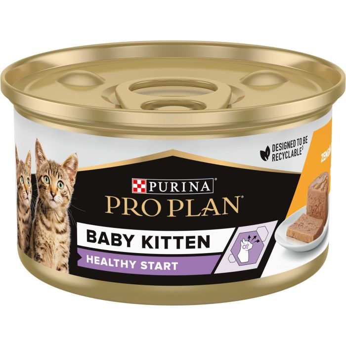 Вологий корм для кішок Purina Pro Plan Baby Kitten З куркою 85 г (8445290673718) зображення 2