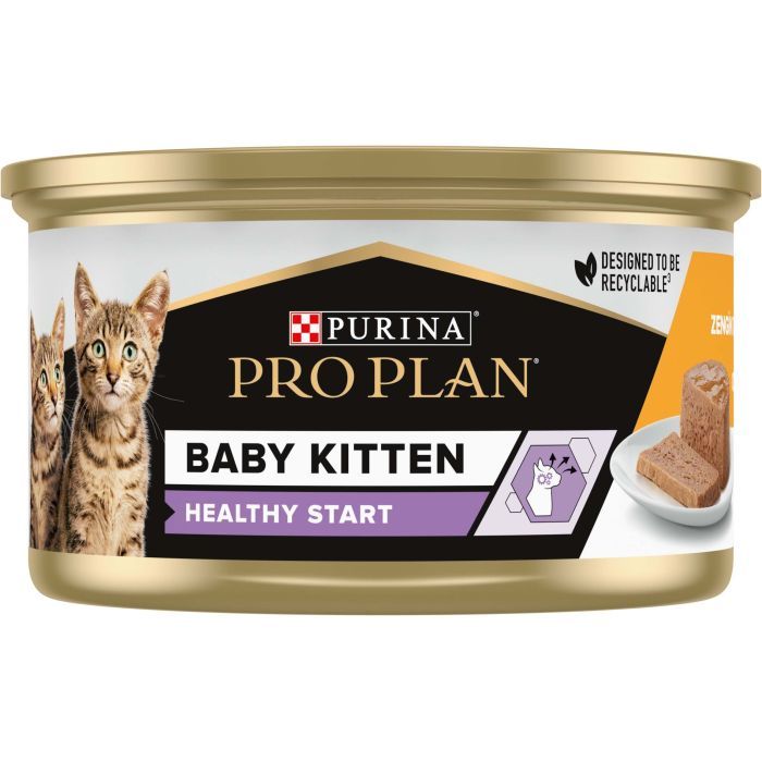Вологий корм для кішок Purina Pro Plan Baby Kitten З куркою 85 г (8445290673718) зображення 3