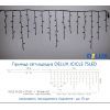 Гірлянда Delux Icicle 75LED 2x0.7m 18 flash білий/чорний IP44 EN (90012952) зображення 3