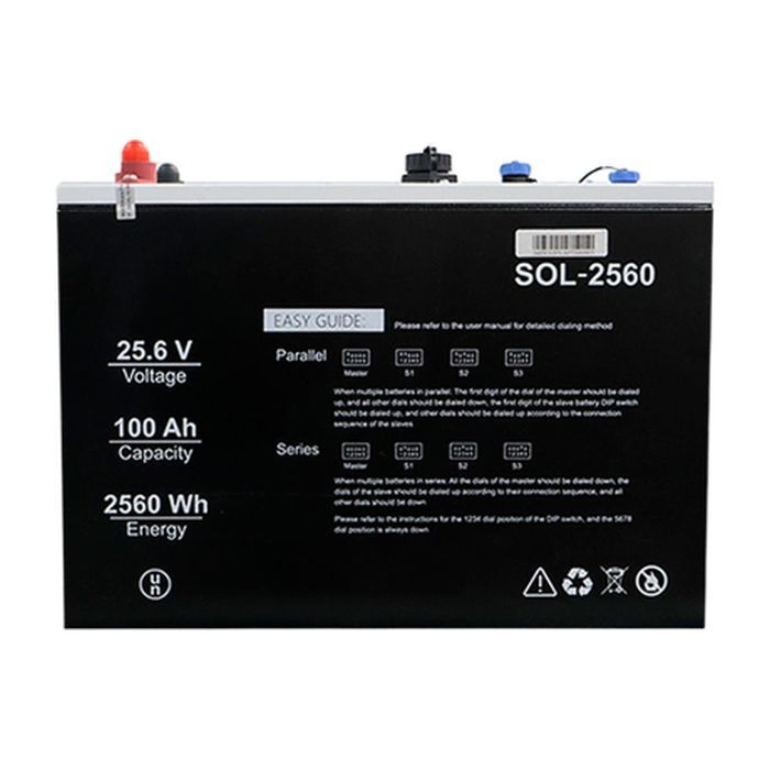 Батарея LiFePo4 Solinved 25.6V - 100Ah (SOL-2560)