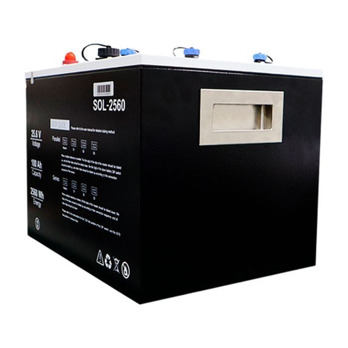 Батарея LiFePo4 Solinved 25.6V - 100Ah (SOL-2560) зображення 2