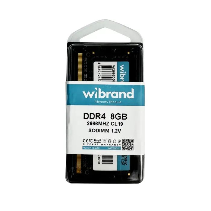 Модуль памяти для ноутбука SoDIMM DDR4 16GB 2666 MHz Wibrand (WI2666DDR4S/16GB) изображение 3