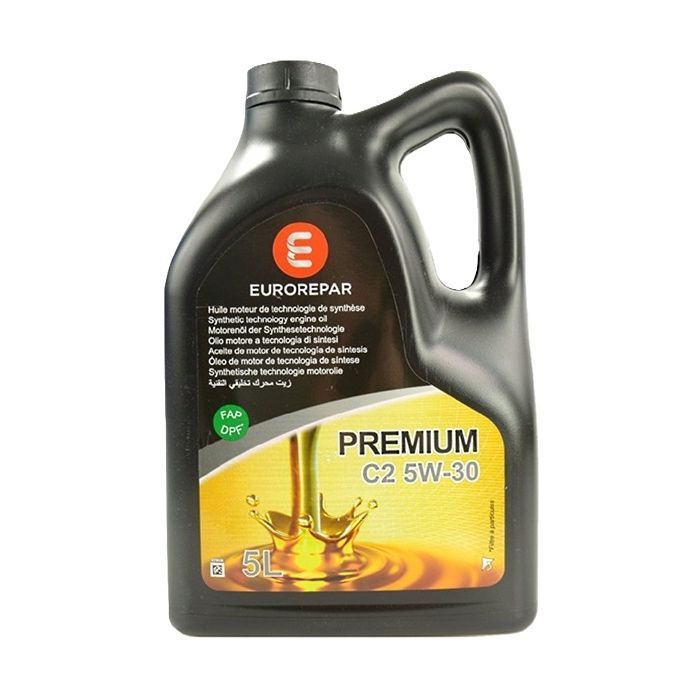 Моторное масло EUROREPAR PREMIUM C2 5W-30, 5л (1635764580)