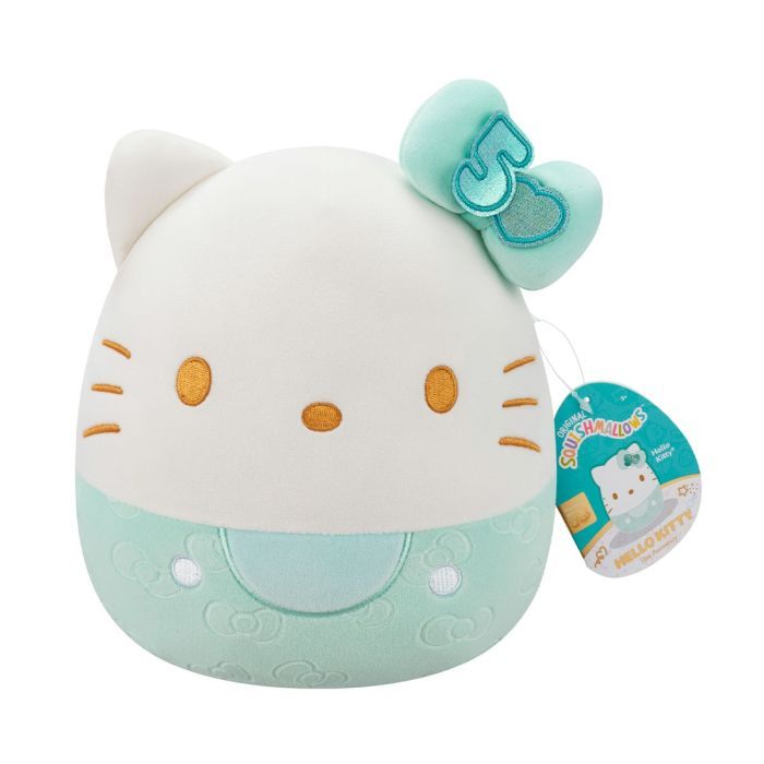 Мягкая игрушка Squishmallows Хелоу Китти в изумрудном 20 см (SQSN00498) изображение 7