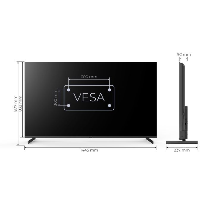 Телевізор Kivi 65U710QB зображення 8