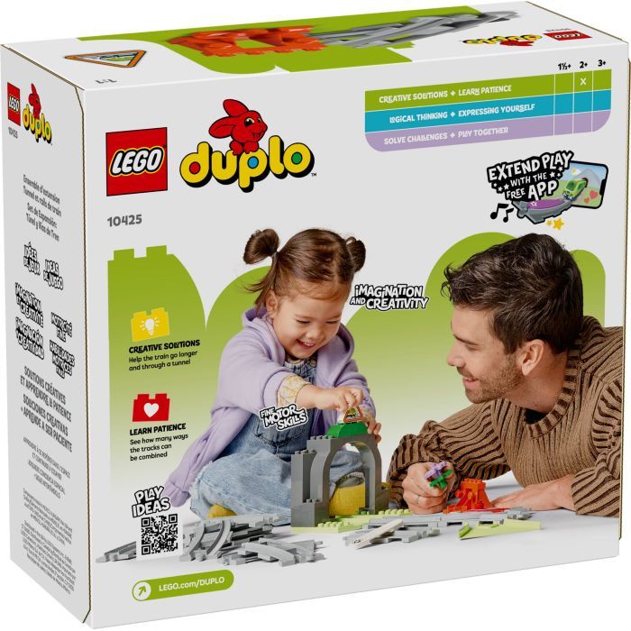 Конструктор LEGO DUPLO Town Додатковий набір. Залізничний тунель і колії (10425) зображення 7