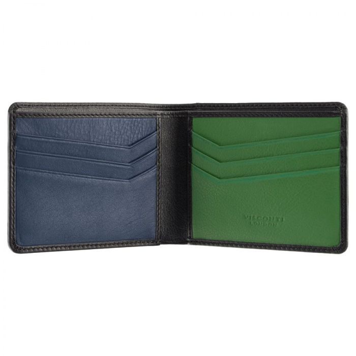 Кошелек Visconti FN71 Finn Black/Cobalt Blue/Green (FN71 BLK/BL/GRN) изображение 3