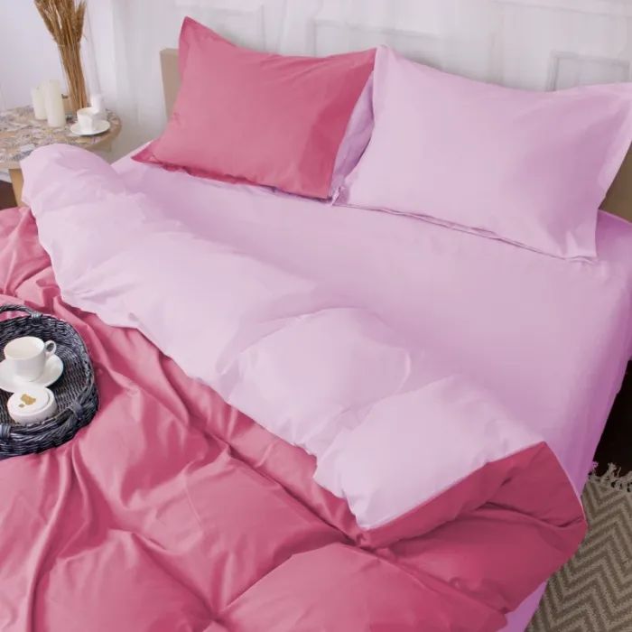 Постільна білизна MirSon Poplin Line 018 + 041 Dahlia 110x140 (2200006277439) зображення 2