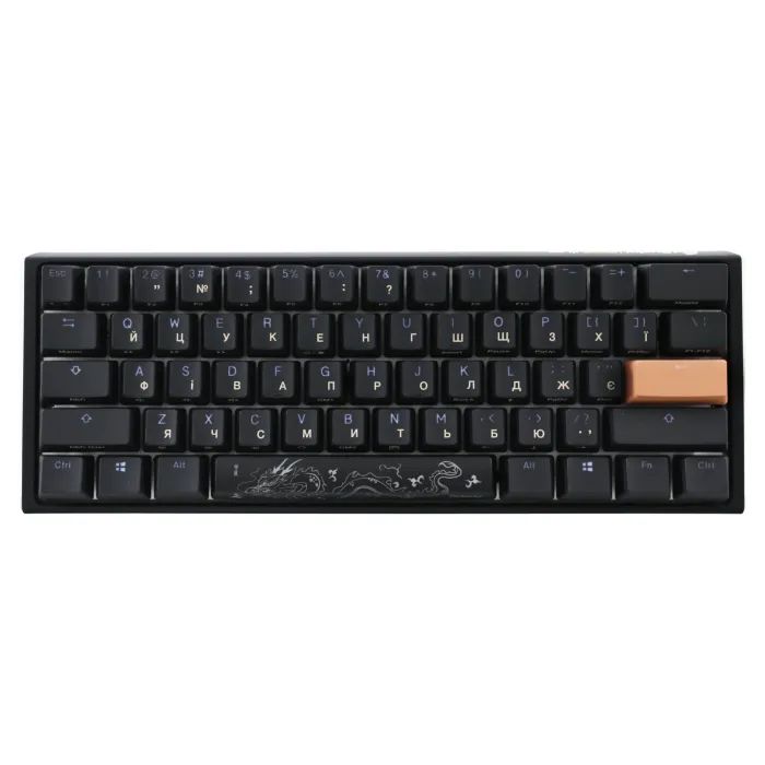 Клавиатура Ducky One 3 Mini Cherry MX Silent Red RGB UA USB Black (DKON2161ST-SUAPXCLAWSC1) изображение 2
