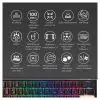Клавиатура Ducky One 3 Mini Cherry MX Silent Red RGB UA USB Black (DKON2161ST-SUAPXCLAWSC1) изображение 4