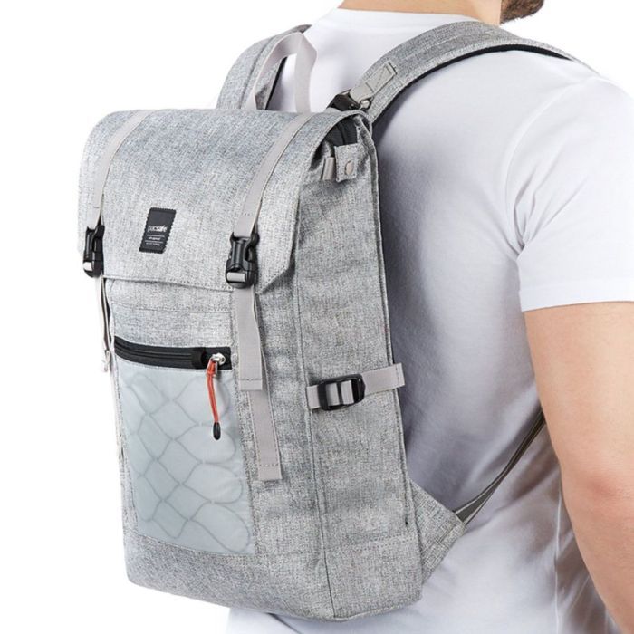 Рюкзак туристический Pacsafe Slingsafe LX450 backpack чорний-камуфляжний (45320802) изображение 2