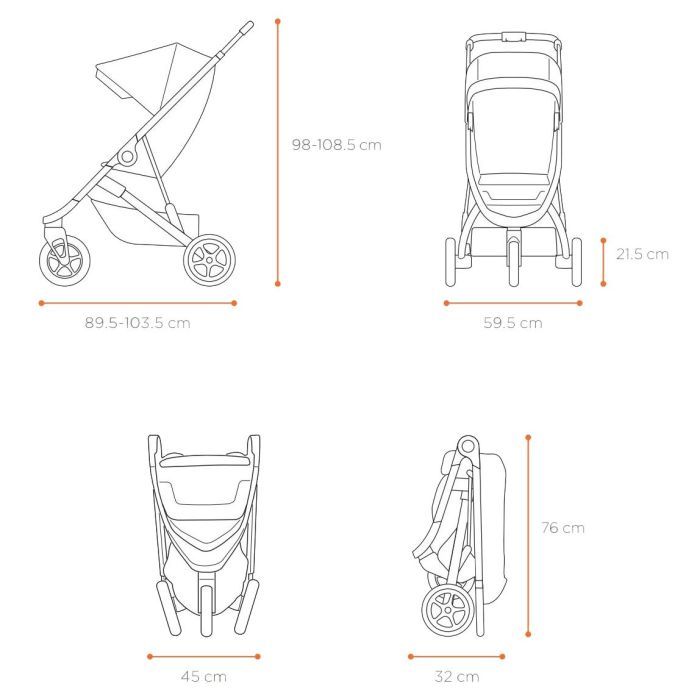 Коляска Thule Spring (Soft Beige on Black) (TH 11300211) изображение 7