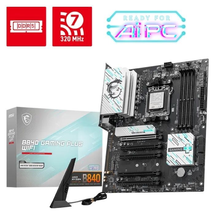 Материнська плата MSI B840 GAMING PLUS WIFI зображення 5