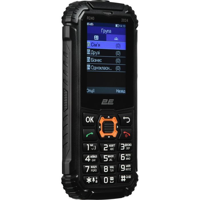 Мобильный телефон 2E R240 2024 Black (694743654103) изображение 8