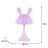 Нічник Kite Світильник LED з акумулятором Simple Bunny, фіолетовий (K25-317-1-5) зображення 6