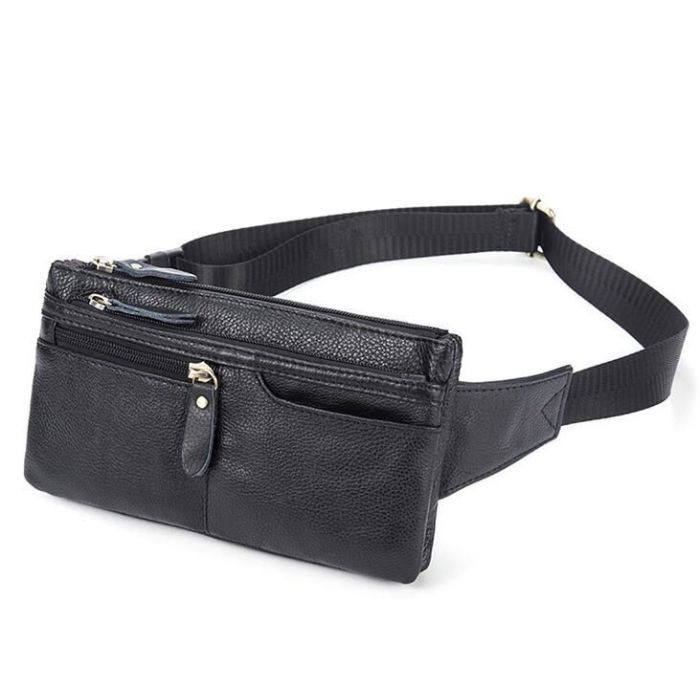 Сумка Vintage На пояс Коричневая (14736) изображение 10