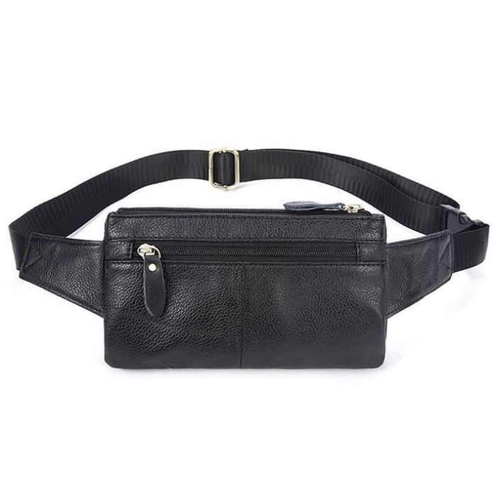 Сумка Vintage На пояс Коричневая (14736) изображение 12