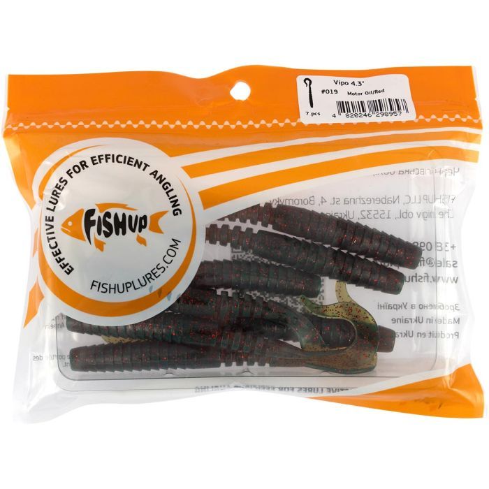 Силикон рыболовный FishUP Vipo 4.3" 026 - Flo Chartreuse/Green (7шт/уп) (1864.11.11) изображение 2