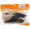 Силикон рыболовный FishUP Vipo 4.3" 019 - Motor Oil/Red (7шт/уп) (1864.14.01) изображение 2