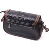 Сумка Vintage Из натуральной кожи Черная (22374) изображение 2