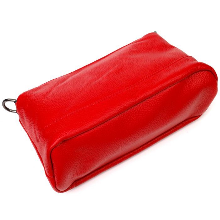 Сумка Vintage Из натуральной кожи Красная (22102) изображение 5