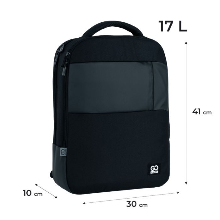 Рюкзак шкільний GoPack Education Teens 153 чорний (GO25-153L) зображення 2