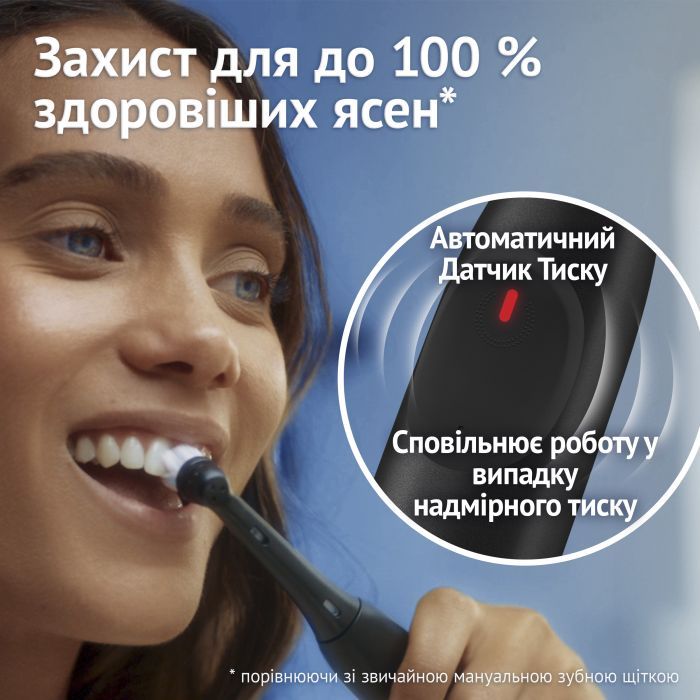 Електрична зубна щітка Oral-B iO2 Series Night Black + Travel Case зображення 4