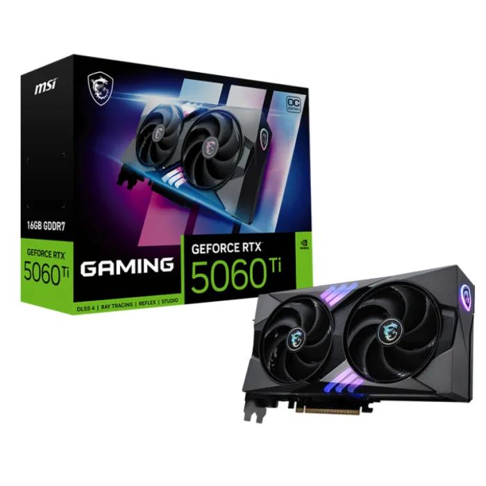 Видеокарта MSI GeForce RTX5060Ti 16Gb GAMING OC (RTX 5060 Ti 16G GAMING OC) изображение 5