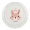 Тарілка дитяча Canpol babies CUTE ANIMALS пластикова, рожева рожевий (4/411_pin2)