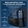Пляшка для води ION8 OneTouch Stainless Steel 1200 мл Ash Navy (I8SS1000ANAVY) зображення 5