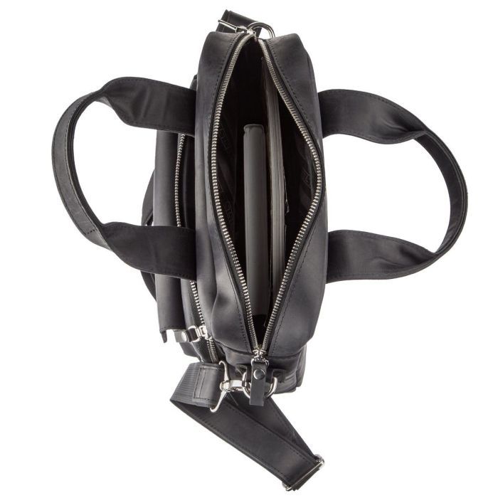 Сумка Shvigel Под А4 матовая Черная (11169) изображение 6