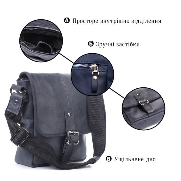 Сумка Shvigel Синяя (11015) изображение 4