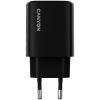 Зарядное устройство Canyon OnCharge 200 20W 1xPD 1xQC EU Black (CNE-CHA200-31) изображение 3
