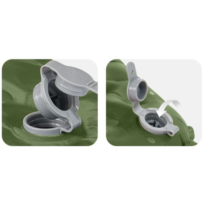 Туристический коврик Naturehike CNK2450WS014 186х58х8 см зелений (6976023926808) изображение 2