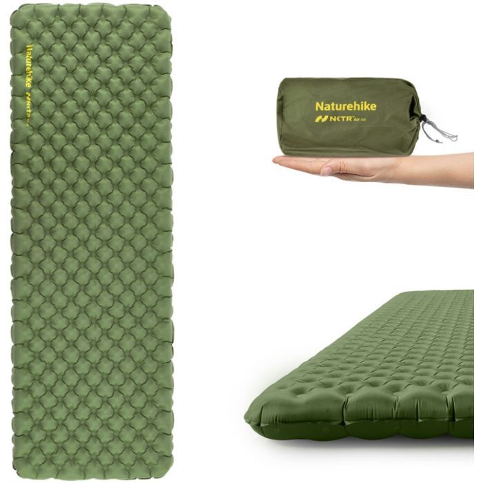 Туристический коврик Naturehike CNK2450WS014 186х58х8 см зелений (6976023926808) изображение 3