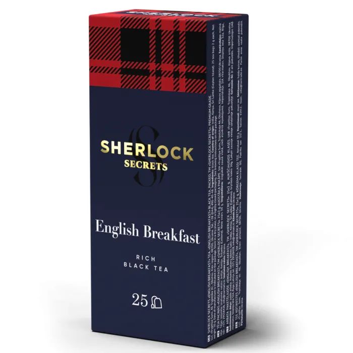 Чай Sherlock Secrets English Breakfast черный 25х2 г (shs.01213)