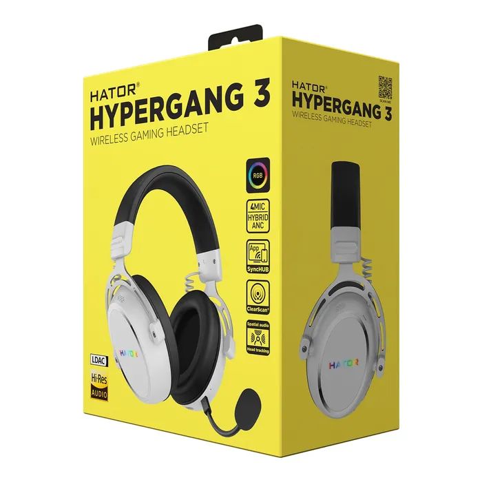 Навушники Hator Hypergang 3 Wireless Black (ESH55) зображення 8