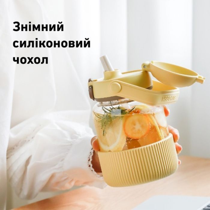 Бутылка для воды Buydeem DG78 800 мл Mellow Yellow (DG78-MY) изображение 5