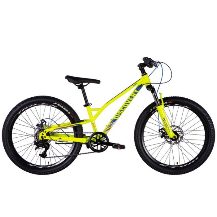 Велосипед Discovery 24" FLINT DD рама-12" ST 2025 жовто-синій (OPS-DIS-24-360)