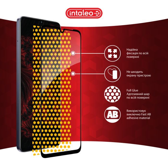 Скло захисне Intaleo Full Glue Realme Note 60 Black (1283126608995) зображення 7