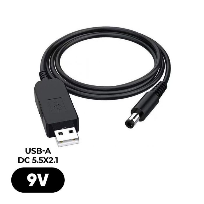 Кабель питания USB to DC 5.5x2.1 9V 0.8m Armorstandart (ARM65662)