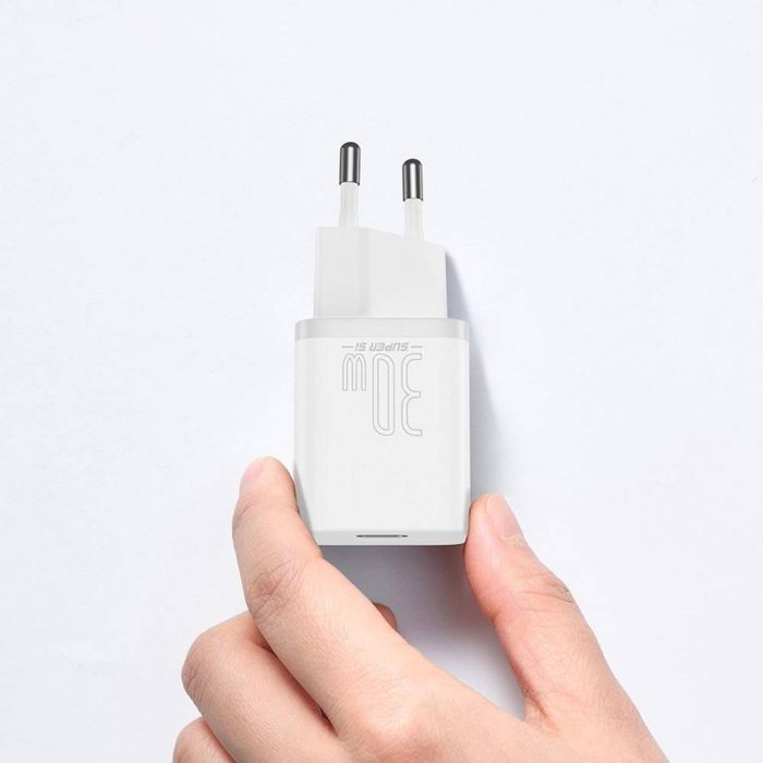 Зарядное устройство Baseus Super Si quick charger IC 30W white (CCSUP-J02) изображение 11