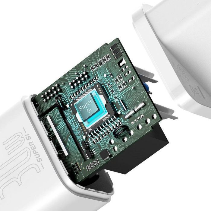 Зарядное устройство Baseus Super Si quick charger IC 30W white (CCSUP-J02) изображение 7
