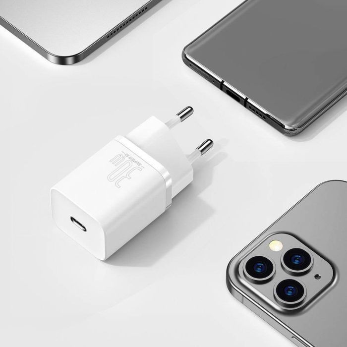 Зарядное устройство Baseus Super Si quick charger IC 30W white (CCSUP-J02) изображение 9
