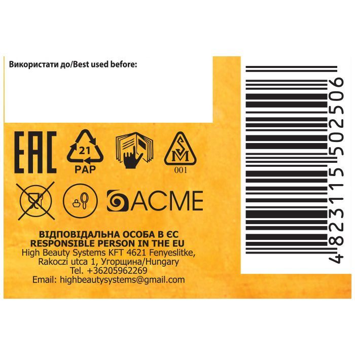 Краска для волос Acme Color Avena Blond Color Стойкая 216 - Пепельный блонд (4823115502469) изображение 4
